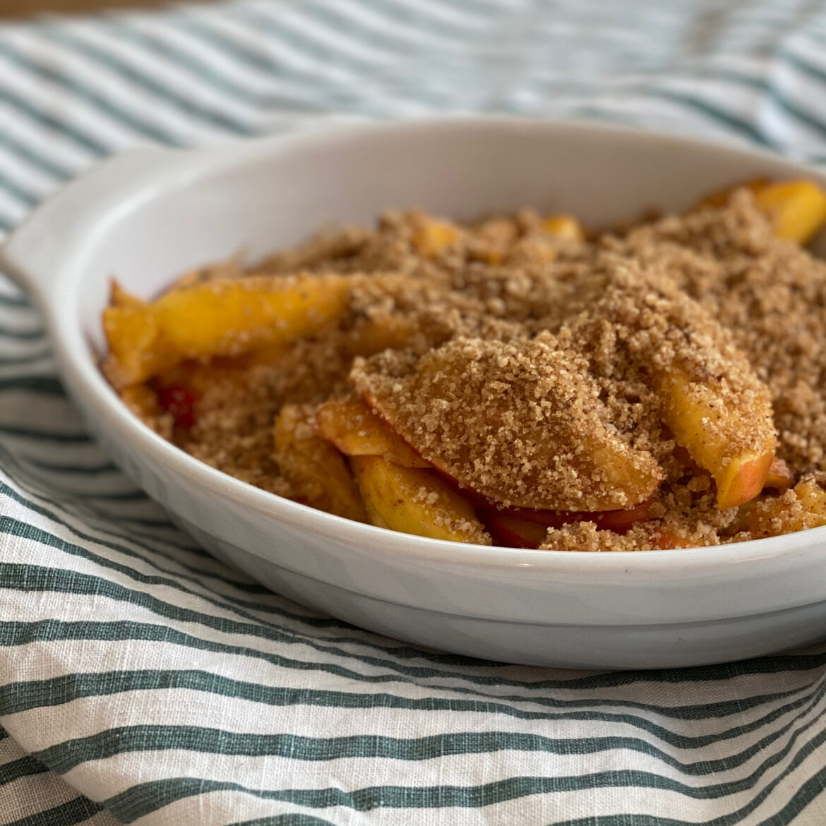 Summertime Peach Crisp (GF)